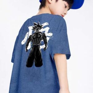 BAESD Boys Anime Printed Extended Sleeves Oversize