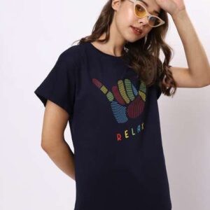 Bewakoof Hang Loose Relax Boyfriend Tshirt
