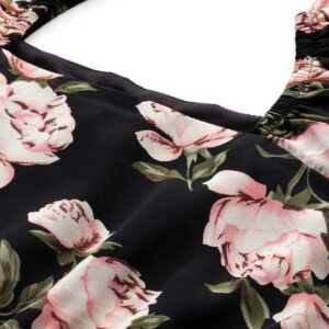 Deewa Floral Print Georgette Fit  Flare Maxi Dress