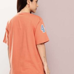 Dillinger Women Short Sleeve Oversized Printed Tsh