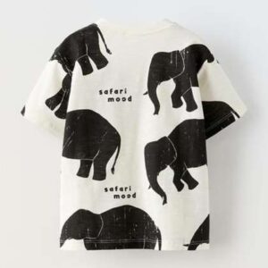 Googo Gaaga Boys Round Neck Animal Graphic Printed