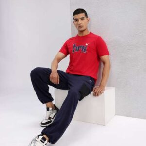 HRX by Hrithik Roshan Men Brand Logo Printed Tshir