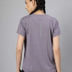 HRX by Hrithik Roshan Women Solid Round Neck Tshir