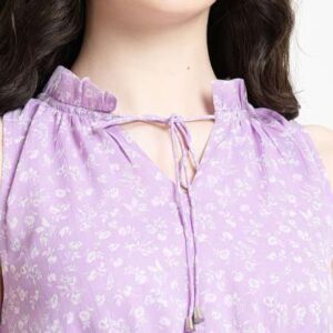 June 9 Clothing Women Floral Print Fit  Flare Mini