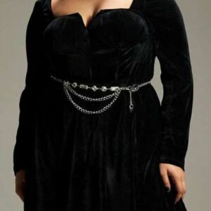 Lea Clothing Co Velvet ALine Dress