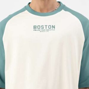 Maniac Colourblocked Raglan Sleeves Pure Cotton TS