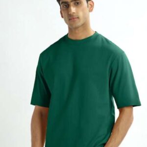NOBERO Men Typography Printed Oversized Pure Cotto