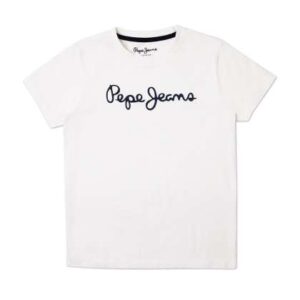 Pepe Jeans Boys Dan Core Typography Printed TShirt