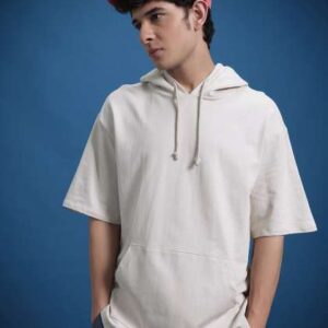 The Roadster Life Co Men Hooded Pure Cotton Heavy