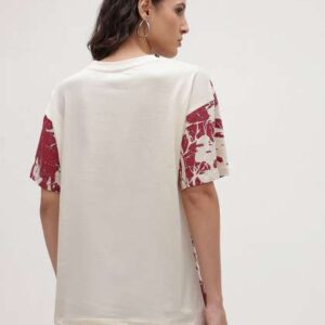 The Roadster Life Co Printed Pure Cotton Oversized
