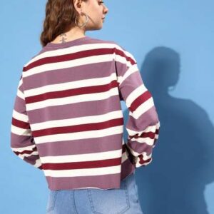 The Roadster Life Co Striped DropShoulder Sleeves