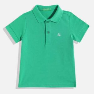 United Colors of Benetton Boys Solid Polo Tshirt