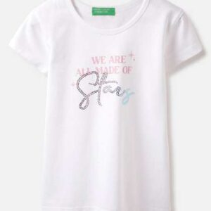 United Colors of Benetton Girls Typography Printed