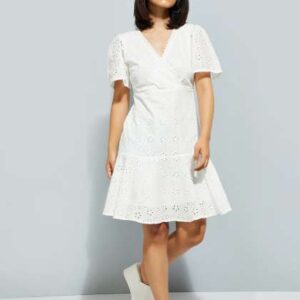 max URB_N Women Schiffli Tiered Dress