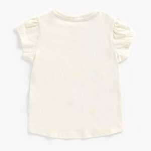mothercare Girls CreamColoured Printed Pure Cotton